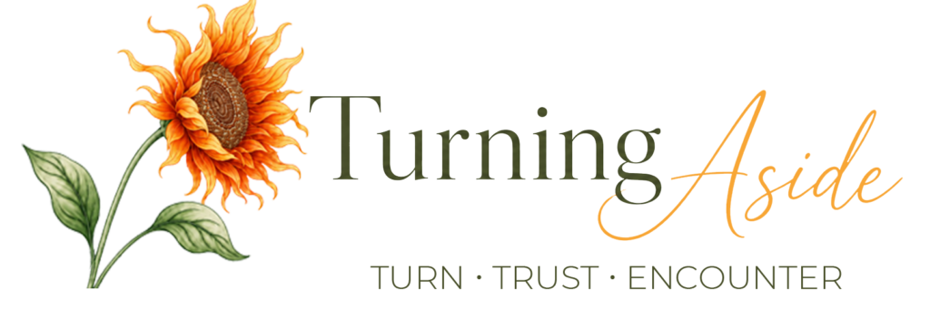 Sunflower logo with Turning and inspirational tagline